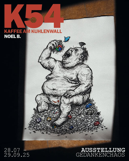 Ausstellung „Gedankenchaos“ von Noel B. im K54